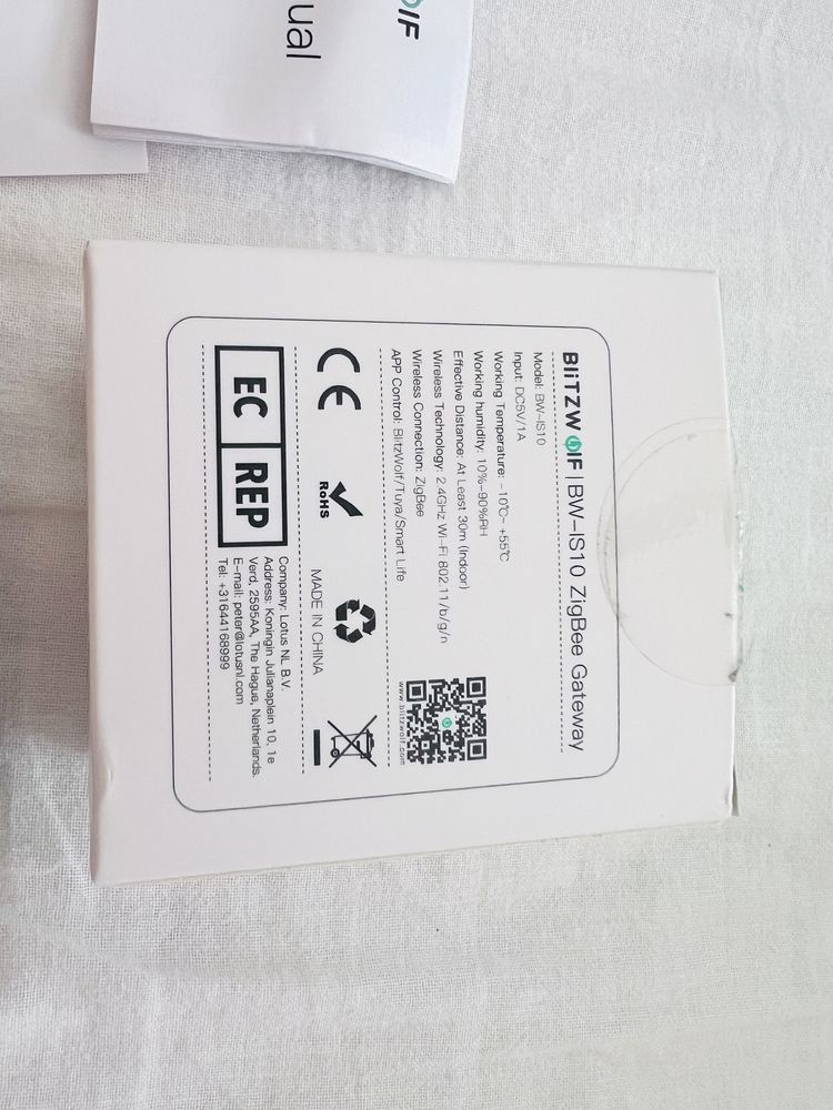 Bramka BlitzWolf BW-IS10 Zigbee 3.0 centralka WiFi Tuya