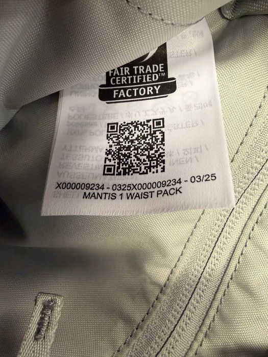 Nerka Arcteryx Mantis 1 Waist Pack 24k Black