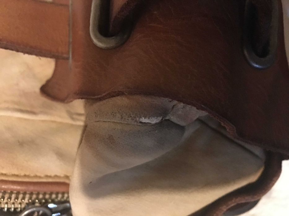 Mala Diesel vintage de cabedal