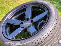 PERFEKCYJNE Czarne Alufelgi 18 cali BMW 5X120 ET30