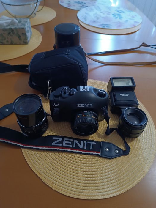 Aparat analogowy zenit 412 jak nowy plus gratisy