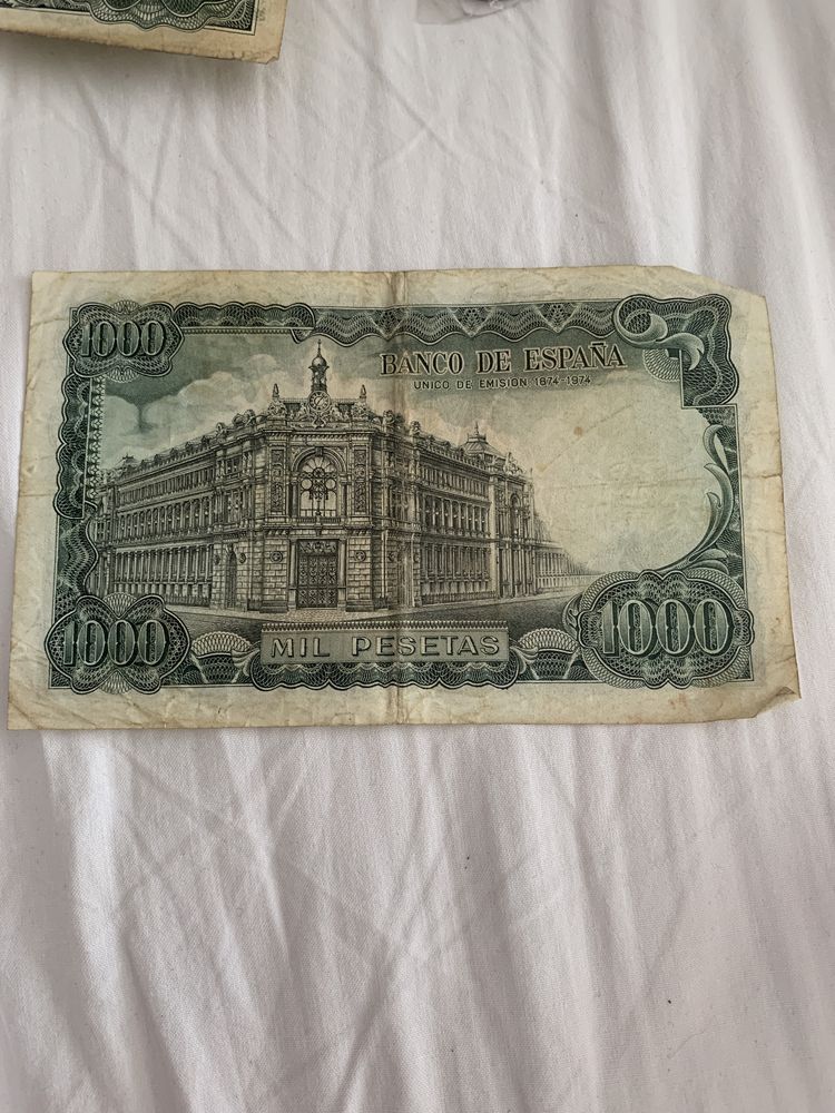 1000 pesetas de 1971, Espanha