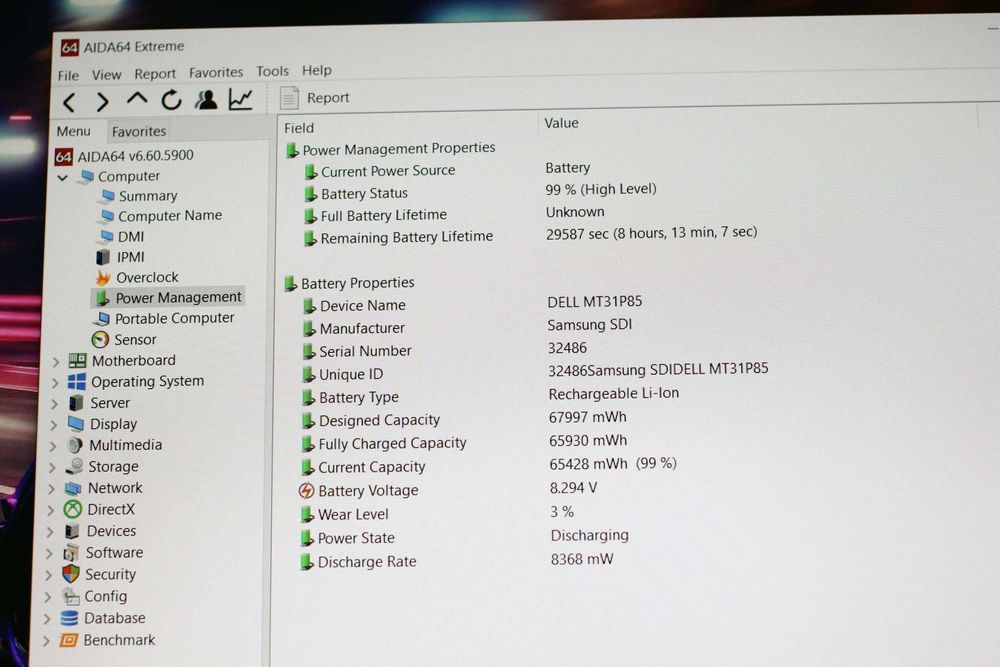 DELL 5590/i7-8650 8x/NvidiaMX130 2GB/16GB/SSD 1TB/АКБ6ч/15ipsFHD/2020г