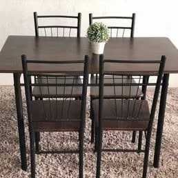 Mesa 4 cadeiras NOVAS cafes restaurantes particulares paga na entrega