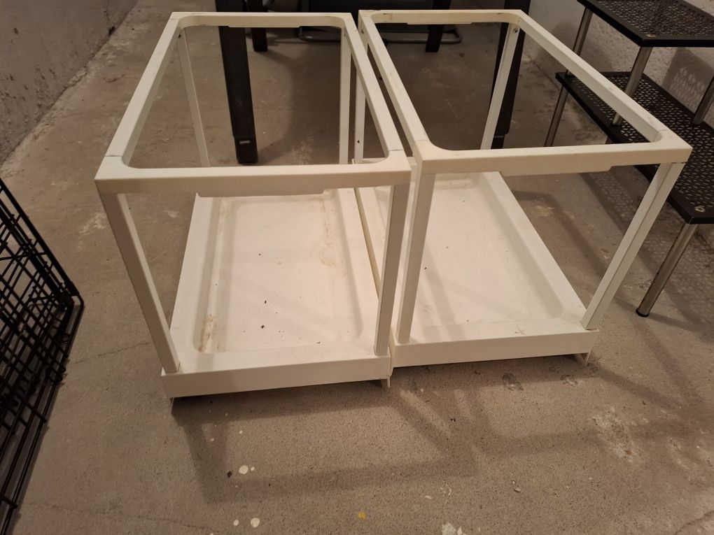 2 kosze półki wysuwane szyny ikea utrusta