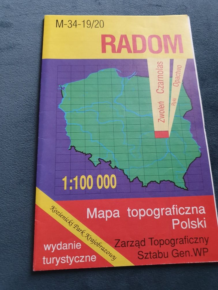 Mapa Radomia i okolic