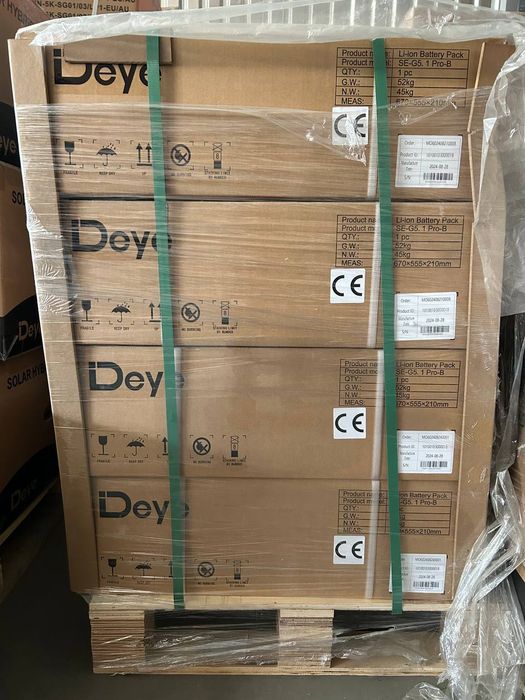 Гібридні Інвертори Deye 5,6,8,10,20кВт, сонячні панелі, батареї