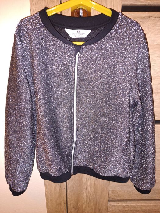 Bluza/kardigan srebrna H&M