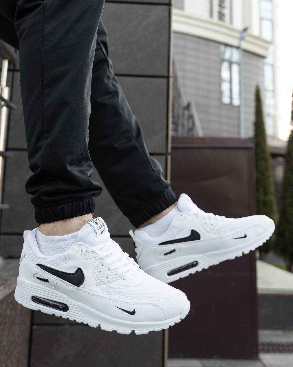 Nike Air Max 90 Чоловічі кросівки весна-літо Найк Еір Макс 90 білі