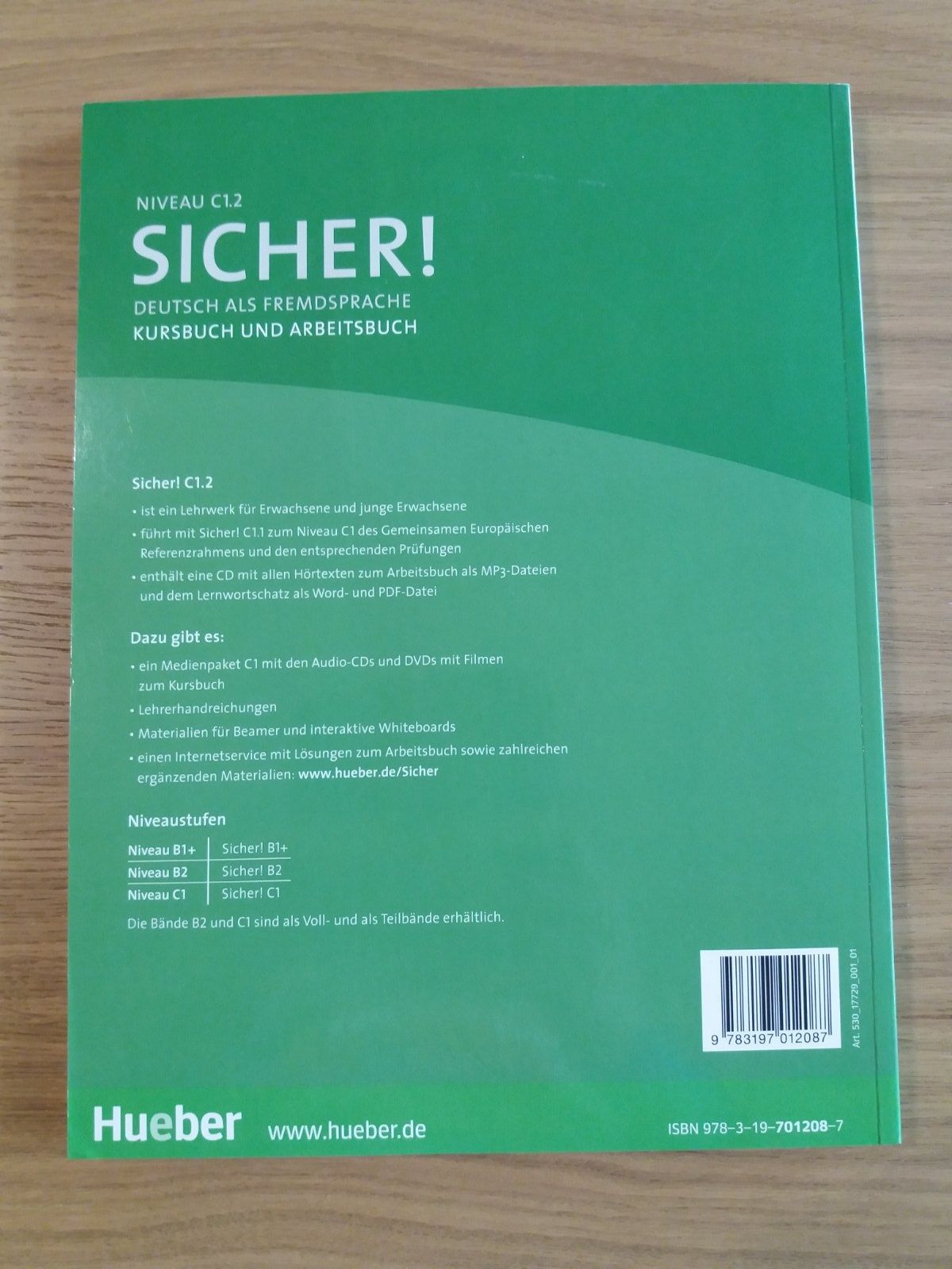Sicher! Deutsch als fremdesprache. Kursbuch und Arbeitsbuch. C1.2