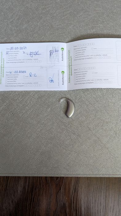 Aparat słuchowy AudioNova na lewe ucho używany