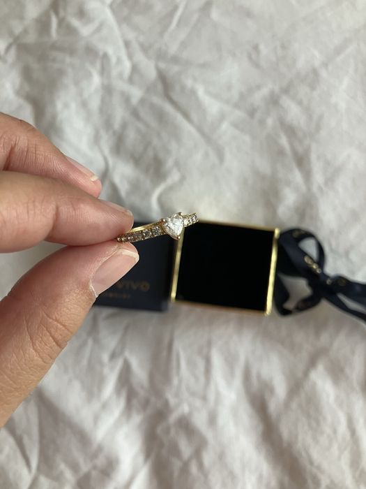 Anel Dourado Oro Vivo Jewelry