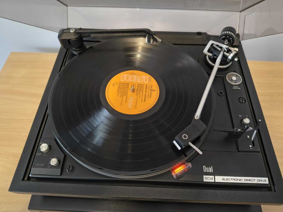Gramofon DUAL 604 Audiofilski Wkładka SHURE V15  Direct Drive Vintage