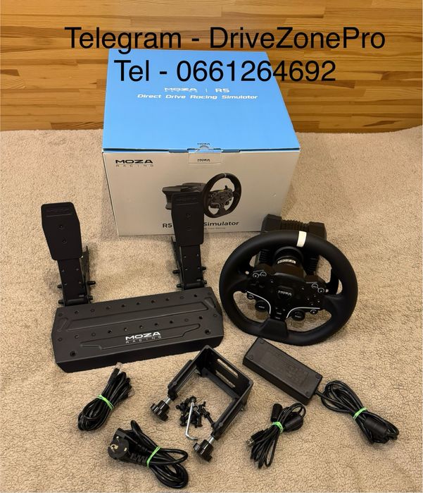 Відмінний стан. Ігрове кермо Moza R5