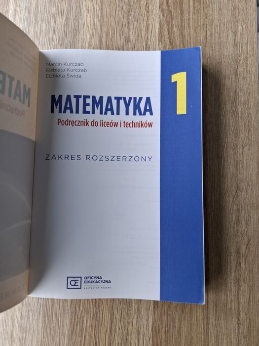 "Matematyka 1" Pazdro