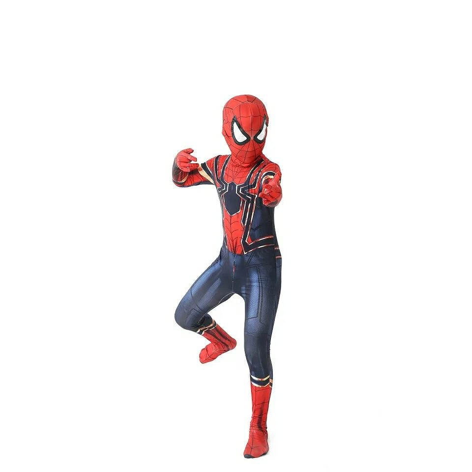 Fato e Máscara do Homem Aranha Criança Spider Man Far From Home