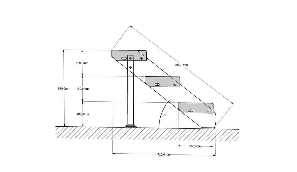 schodki do domku  holenderskiego, przyczepy cmapingowej, tarasu.