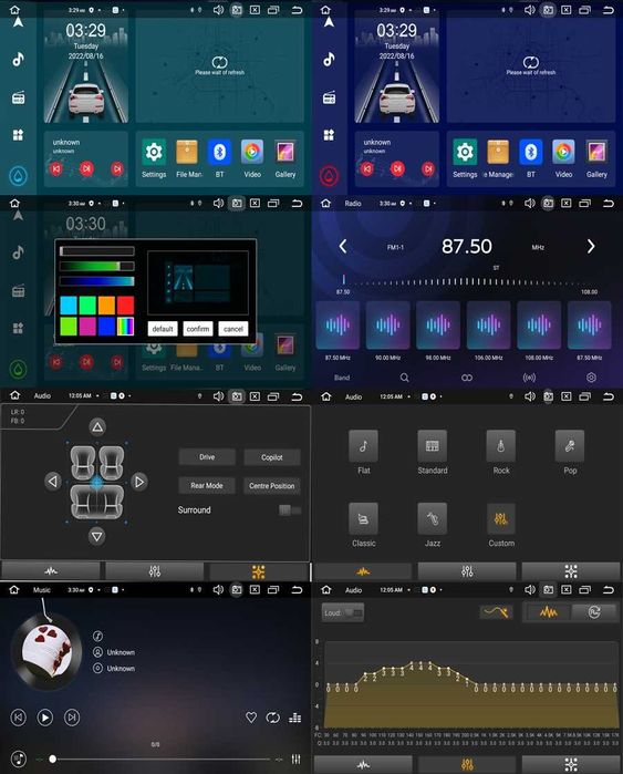CarPlay Radio FM DSP GPS Nawigacja 4G WiFi USB Android Mercedes W211