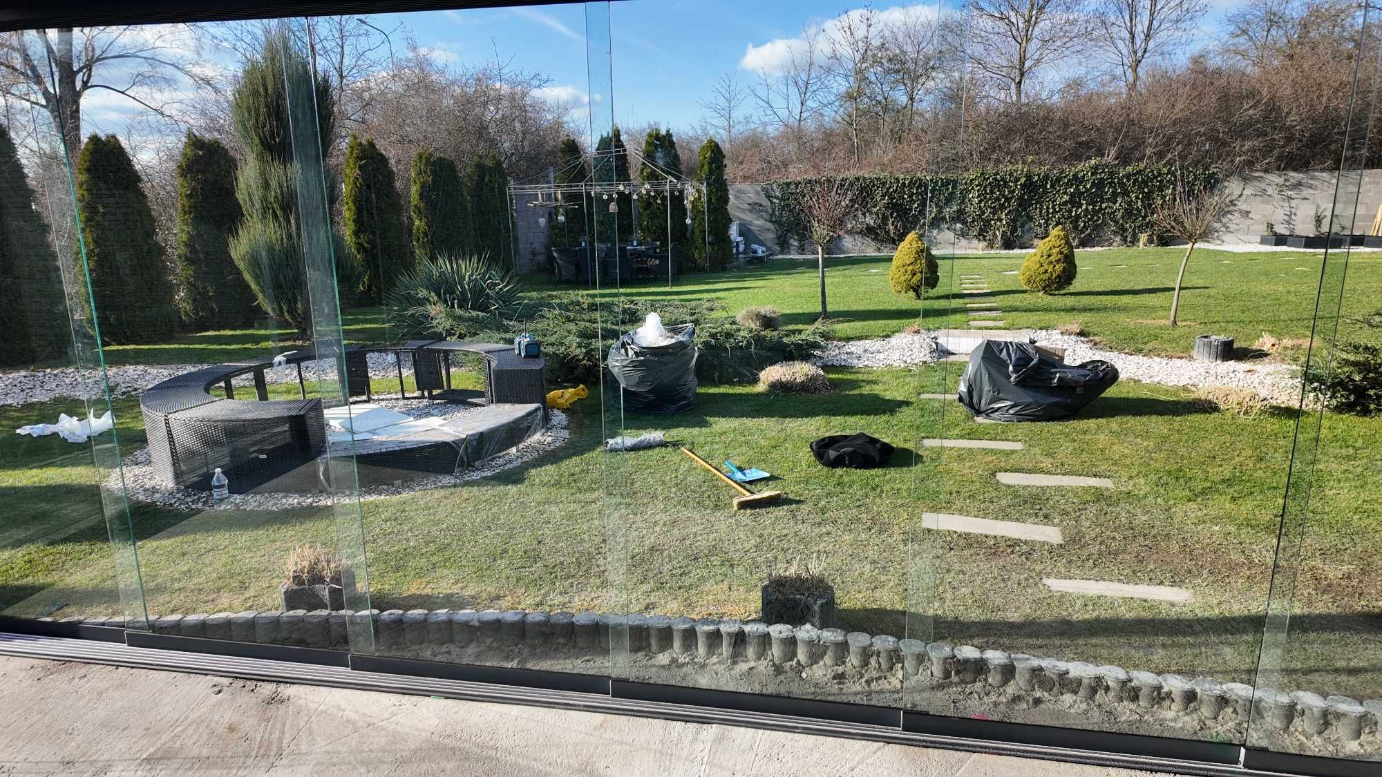 Veranda pergola zadaszenie tarasu poliwęglan komorowy lity szyba