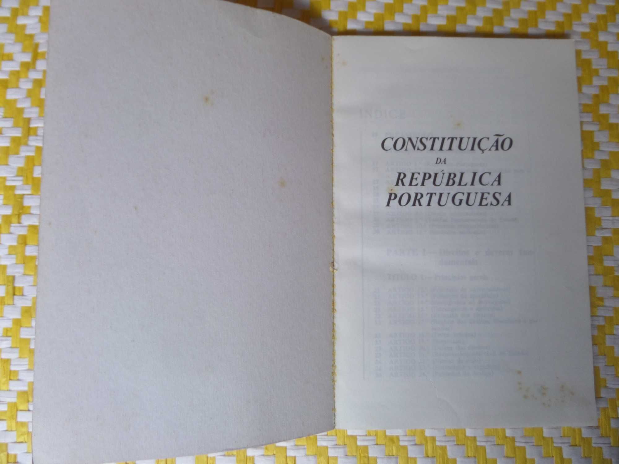 Constituição da República Portuguesa – 1976
INCM