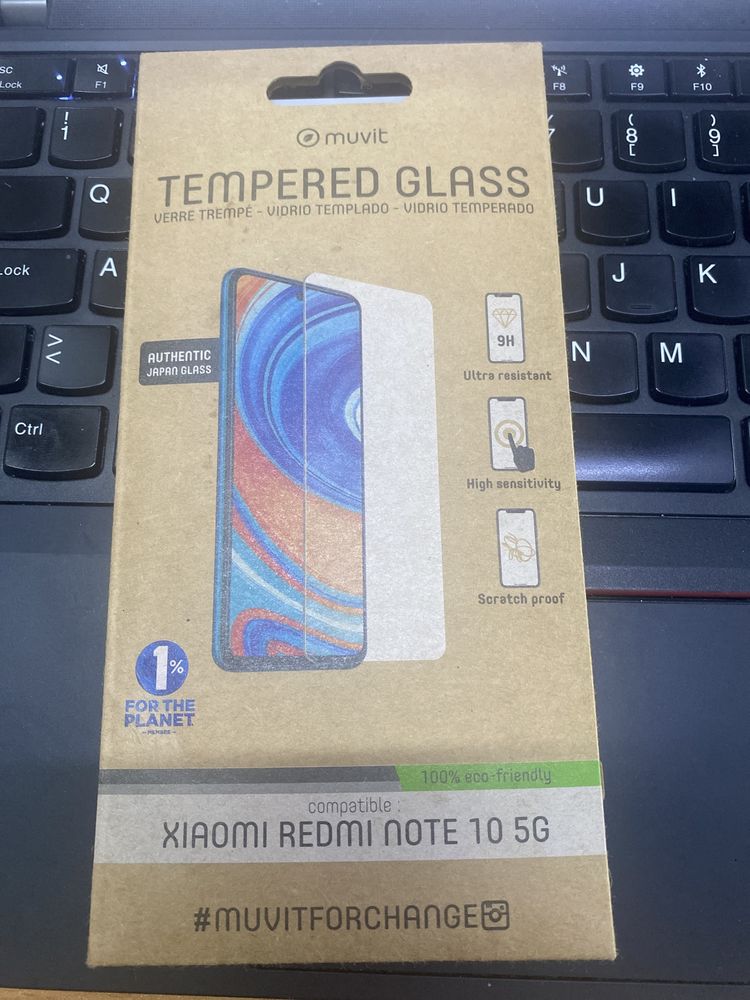 Película vidro xiaomi note 10 5g