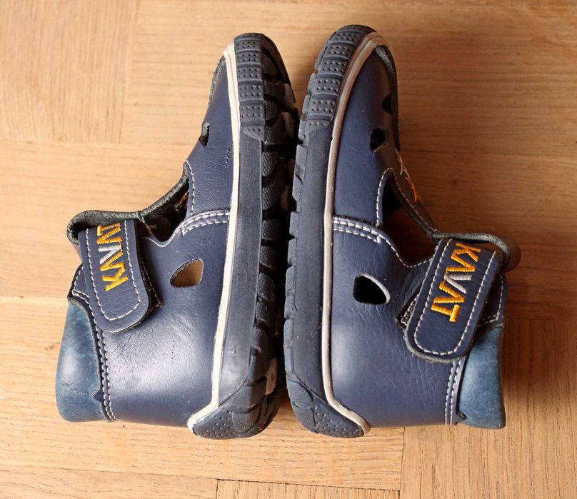 Ортопедические кожаные сандалии KAVAT (Швеция), р.21/ 12,8 см