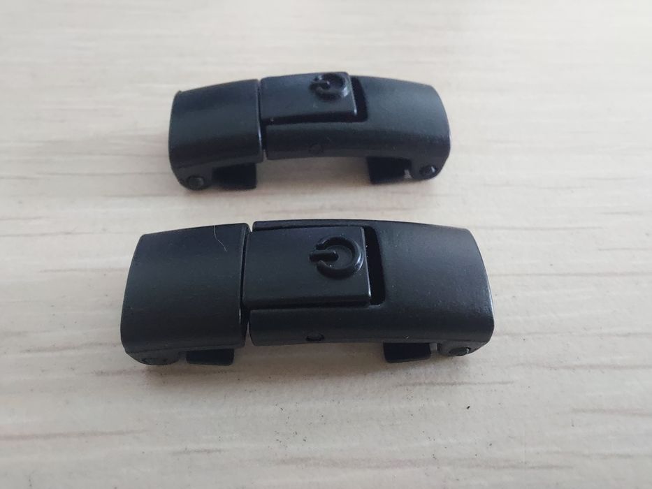 Metalowe klamry do sznurowadeł nowe 2 sztuki