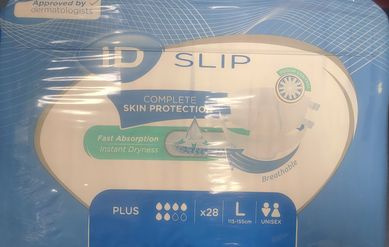 Pieluchomajtki na rzepy dla dorosłych ID Slip Plus L