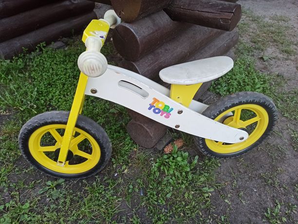 Rowerek biegowy Tobi Toys plus gratis kosiarka