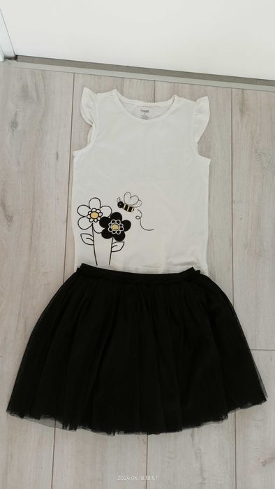 Spódnica TUTU tiul falbany NEXT uroczystości 5zł wys 6-10l Lublin