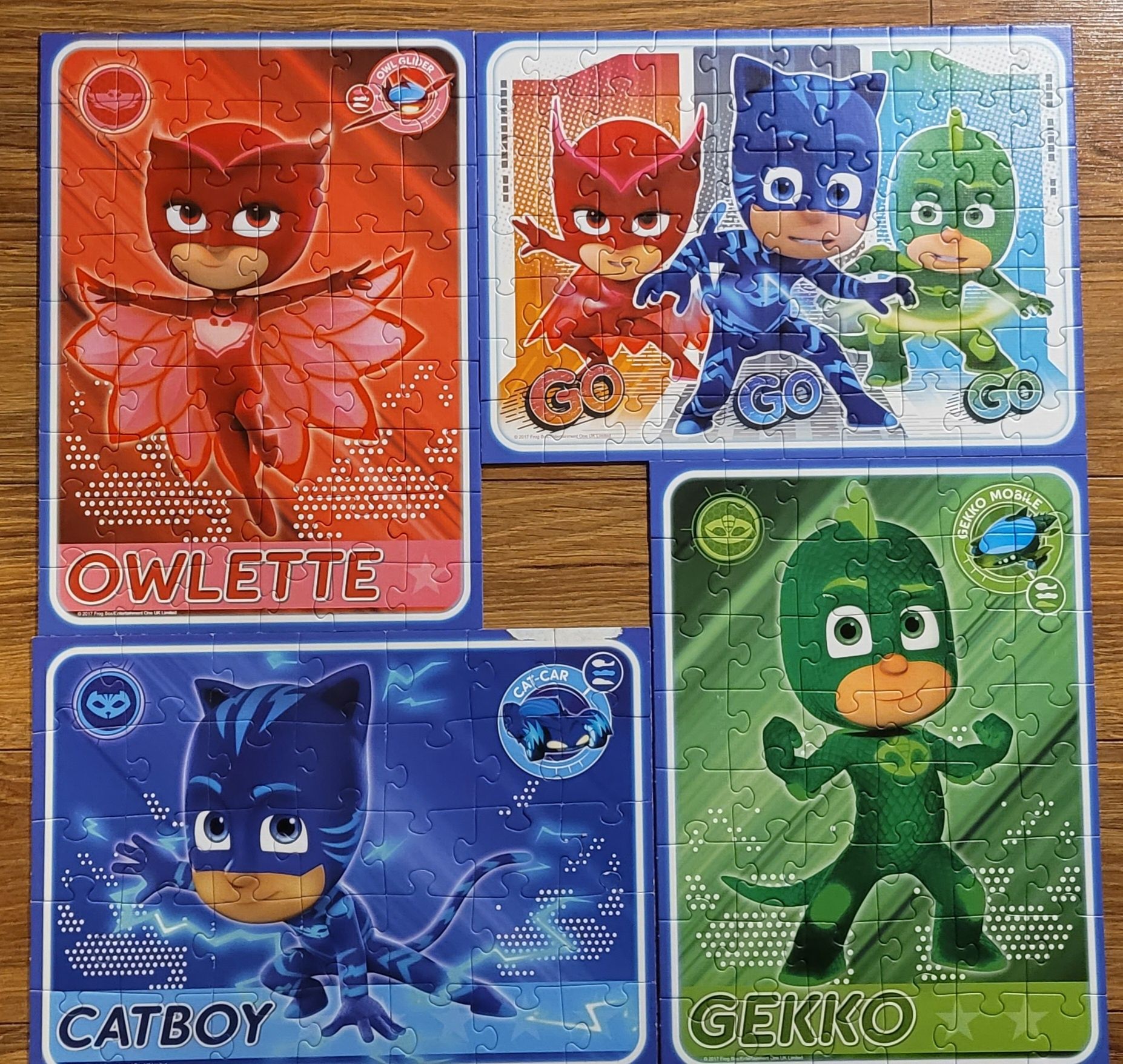 Puzzle PJMASKS Pidżamersi 4in1