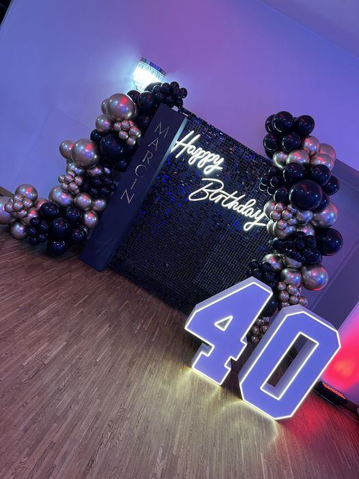 Ścianka balonowa / chrzest swiety / urodziny/ ślub