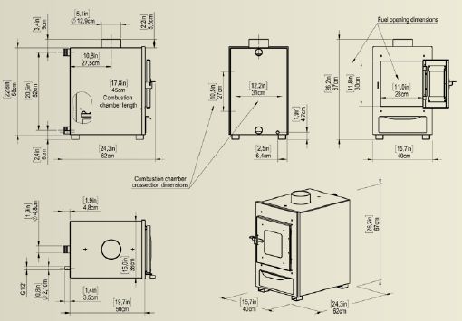 Piec do jacuzzi balii zew 22kW sześcian 2mm s304