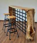 Bar w stylu industrialnym - DREWNO- STAL!