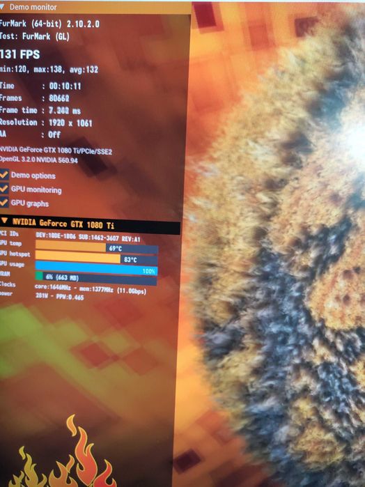 Відеокарта 1080Ti MSI Armor 11G