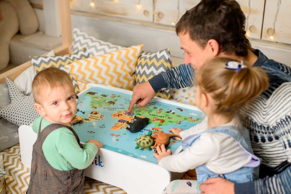 Световой планшет стол песочница Noofik овальный Вaby_ok