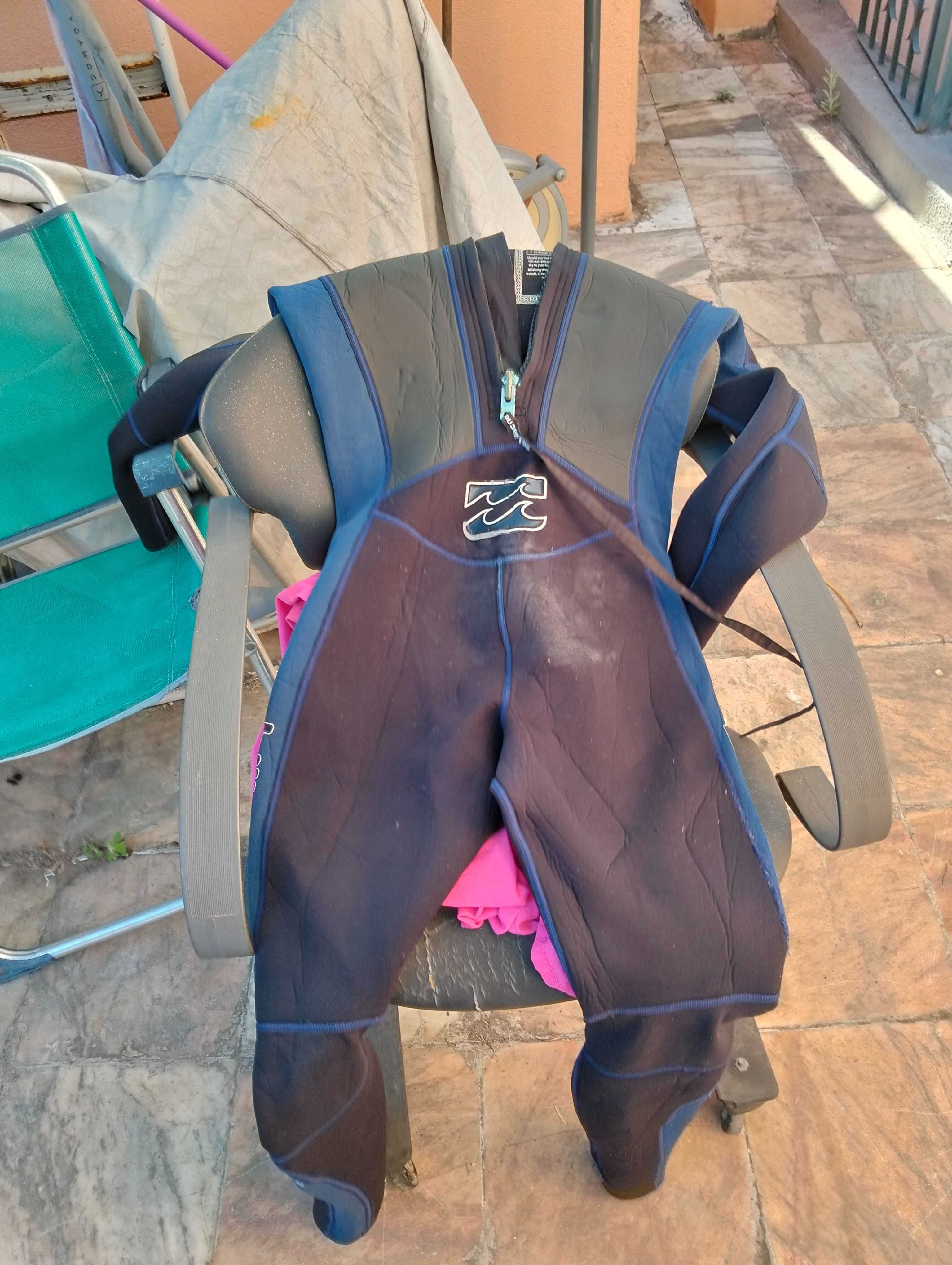 Fato de bodyboard Billabong size l 3/2 com rabatex