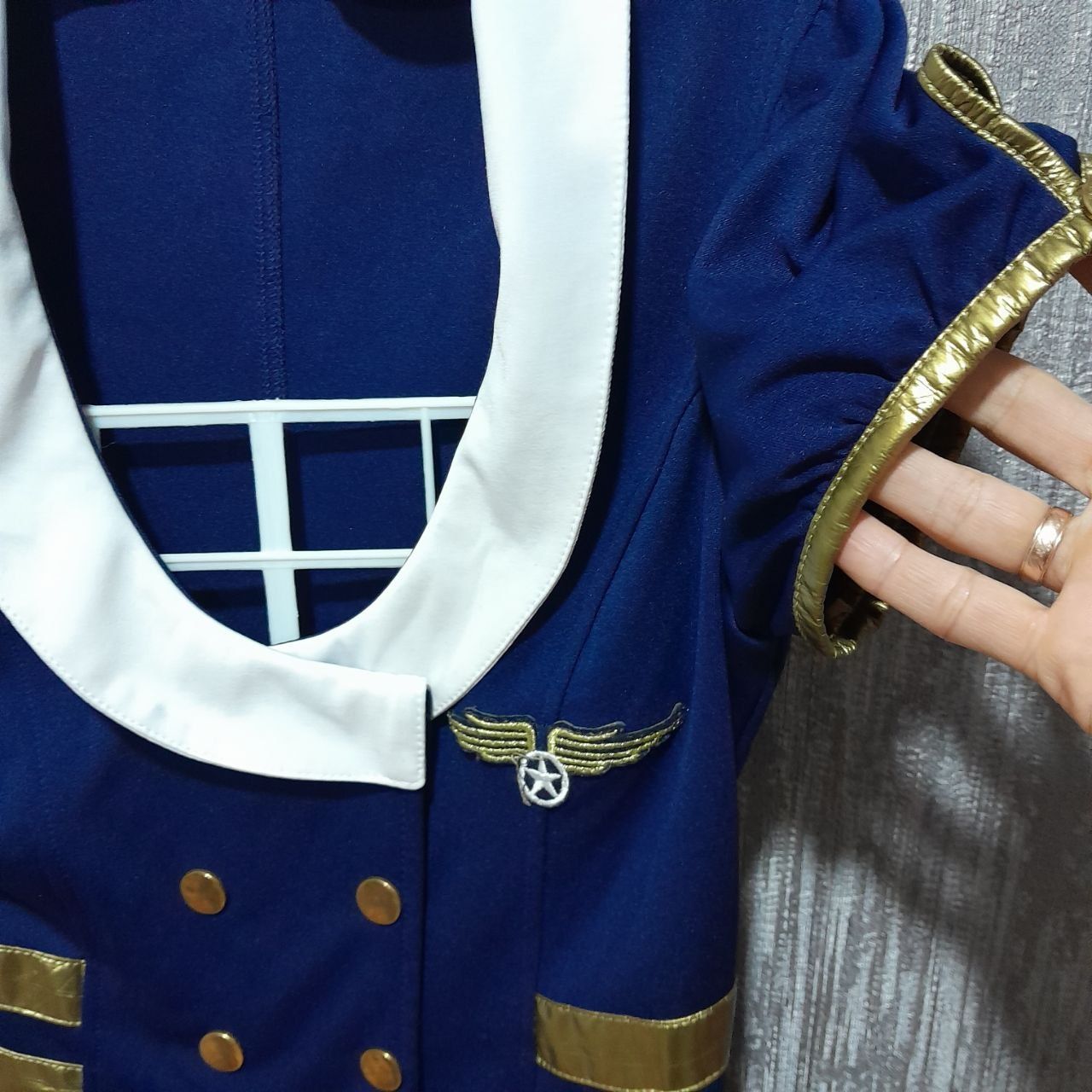 Платье костюм морячки стюардессы стюардеси карнавальный маскарадный