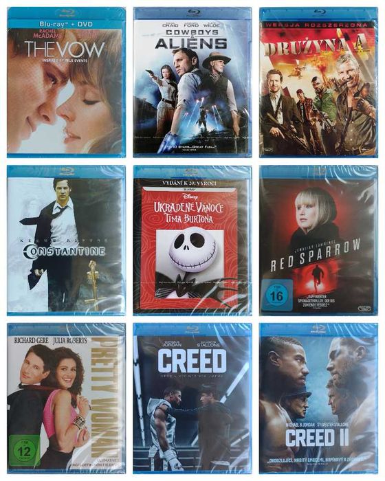 Blu-ray Диски Amaray с русским и украинским языком