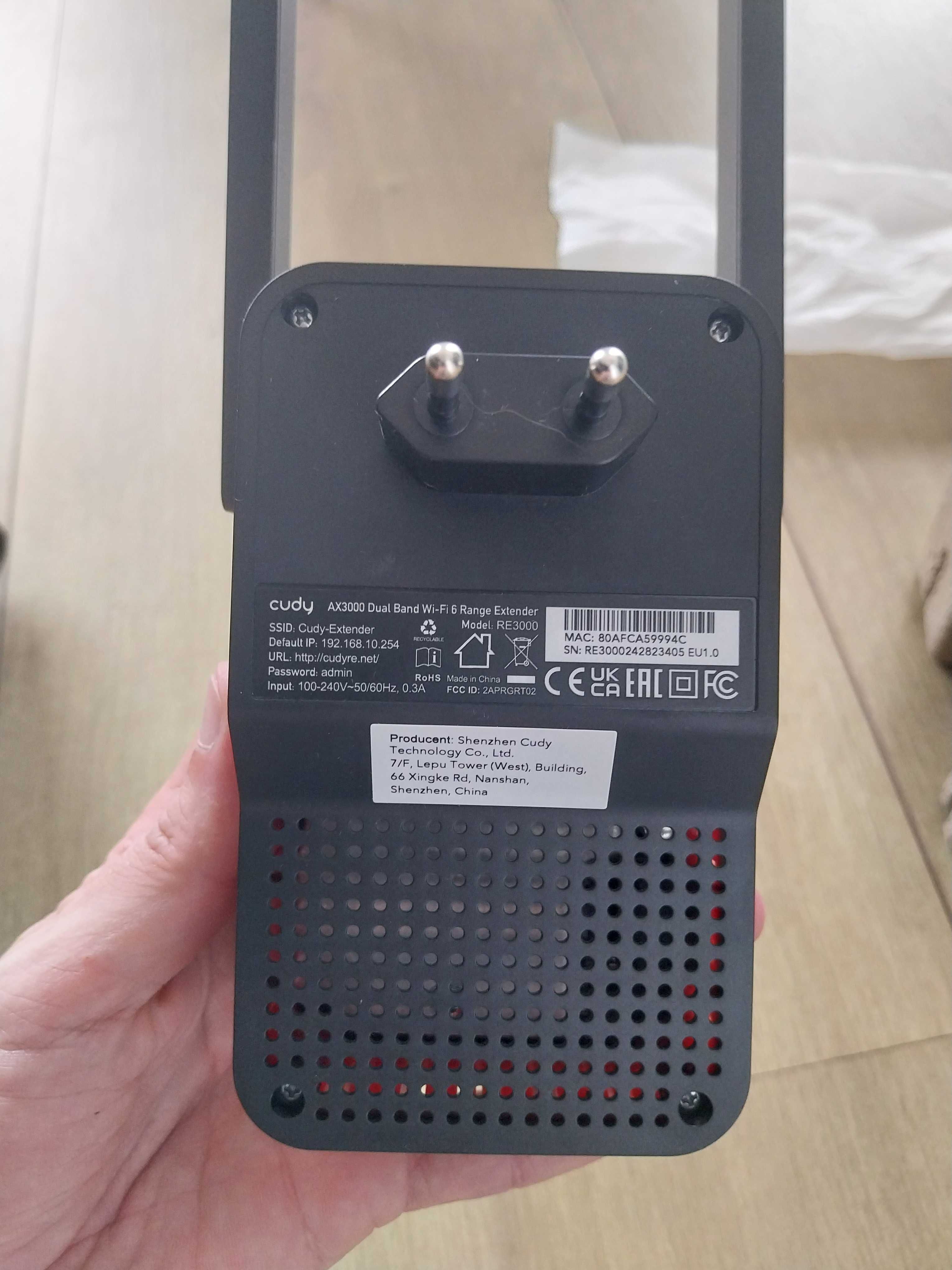 Cudy Range Extender RE3000 AX3000 Dual-Band WiFi 6