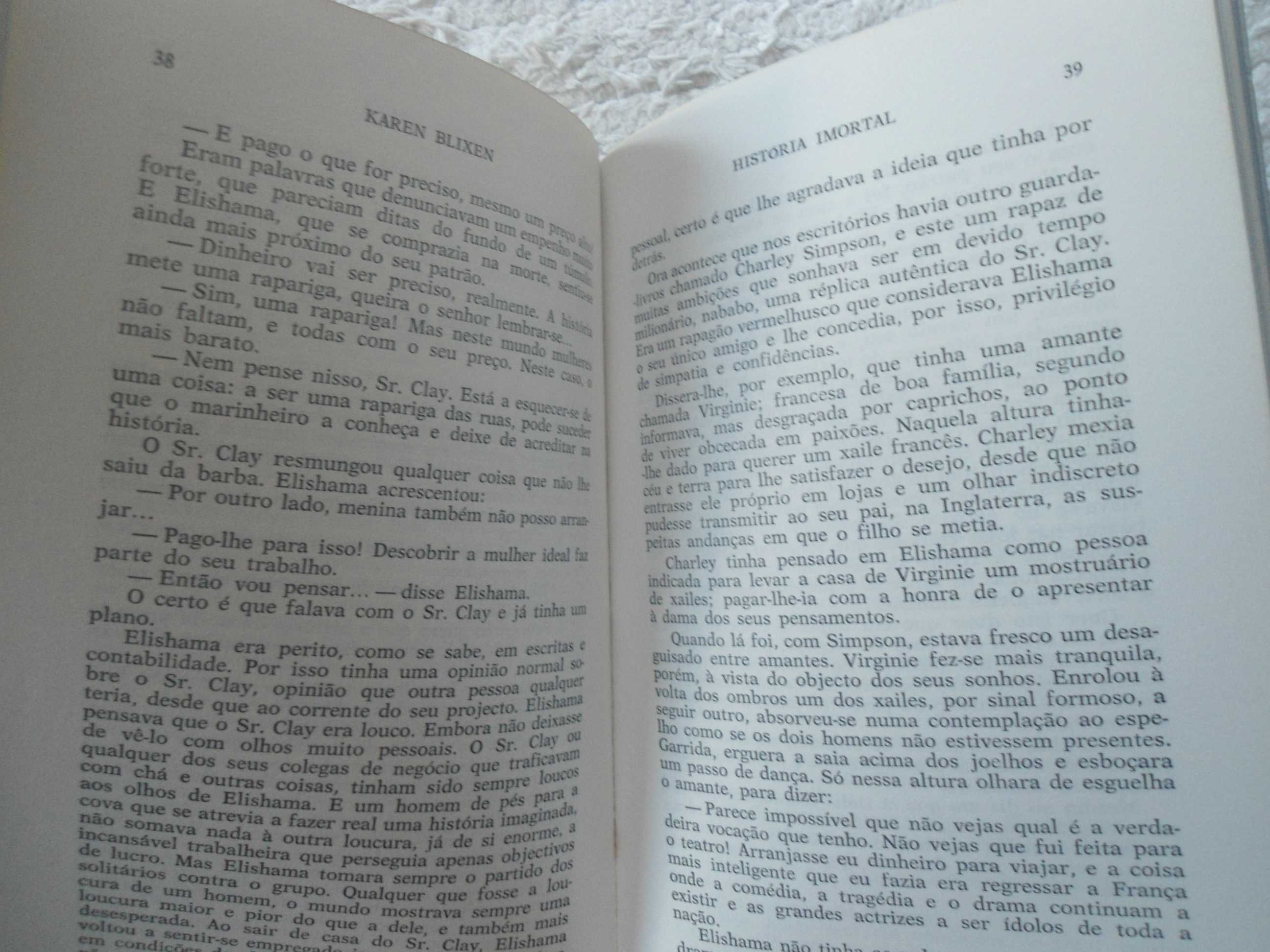 História Imortal por Karen Blixen