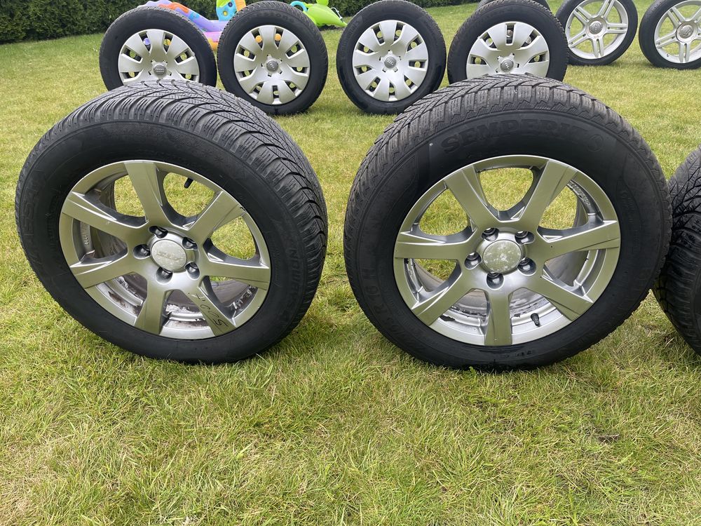 Alufelgi 5x112 16 /66,6 Opony zima 225/55/16 Dot23