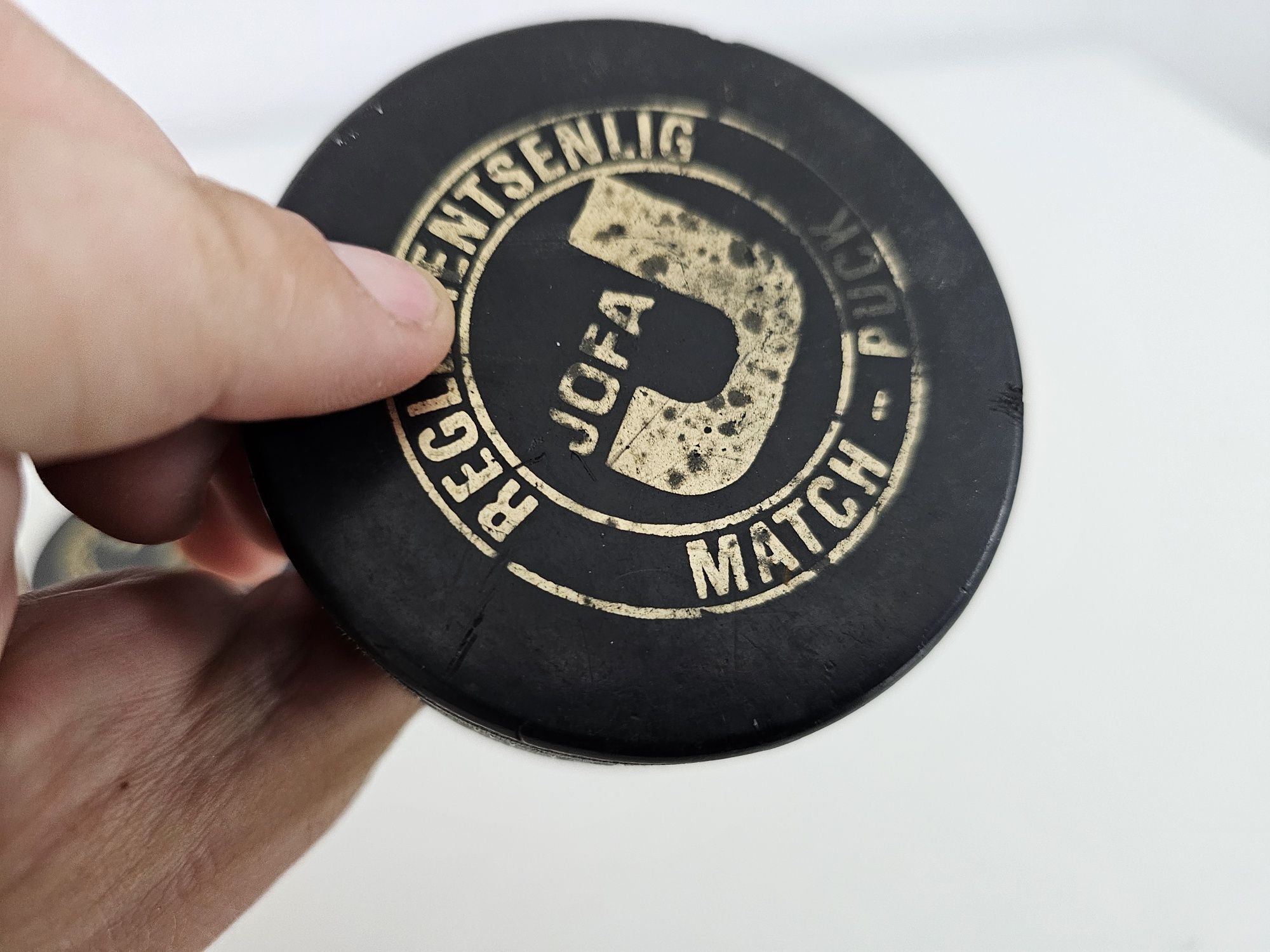 Krążek do hokeja na lodzie jofa made in Czechosłowacja