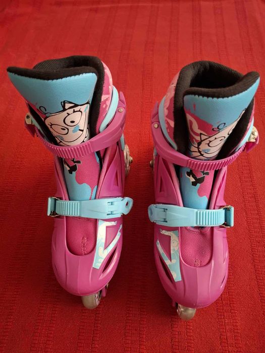 Patins em linha com luzes - criança até aos 7 anos