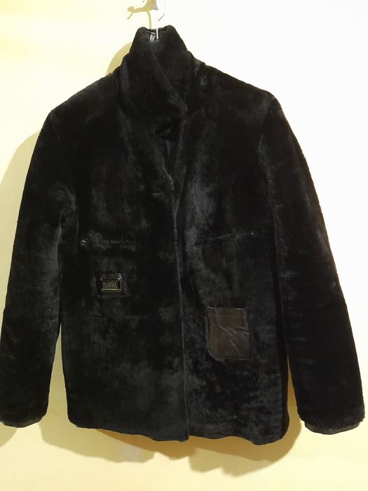 Чоловіча зимова шкіряна куртка дублянка Harmonia