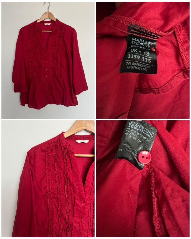 Zestaw ubrań damskich mega paka 3XL 46 plus size jesień koszula bluzka