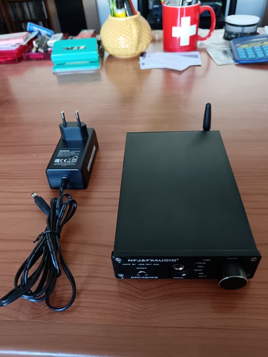 Dac e amplificador de auscultadores Fx audio Dac-x6 mk2