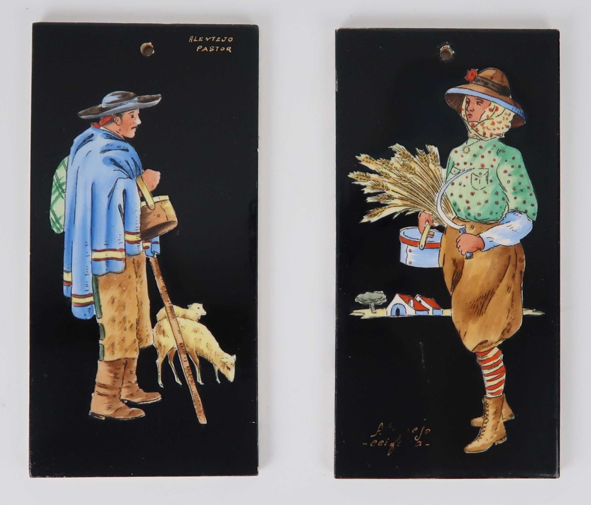 Par de azulejos Aleluia - Alentejo