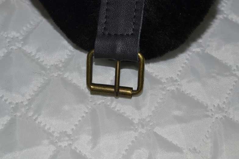 Czapka Zimowa-Pilotka ,Uszatka -Skóra Owcza Naturalna