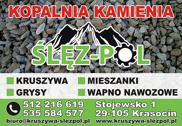 Sulejów - Kamień Grys Kliniec Kruszywo na podjazd Wapno